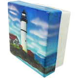 Capiz Shell Trinket Box, ", Lighthouse