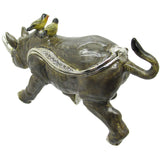 Rhinoceros Jeweled Trinket Box