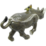 Rhinoceros Jeweled Trinket Box