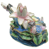 Mermaid Baby Cradle Jeweled Trinket Box Austrian Crystals, Ltd Ed.