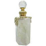 Perfume Bottle, Abalone Shell Gold accents