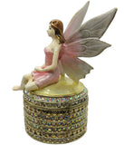 Fairy Jeweled Trinket Box SWAROVSKI Crystals