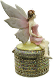 Fairy Jeweled Trinket Box SWAROVSKI Crystals