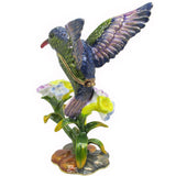 Hummingbird Jeweled Trinket Box SWAROVSKI Crystals,