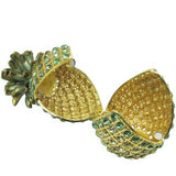 Pineapple Jeweled Trinket Box SWAROVSKI Crystals, Green