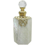 Perfume Bottle, Abalone Shell Gold accents