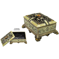 Gold, jeweled treasure chests