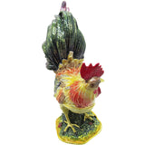 Rooster Jeweled Trinket Box Austrian Crystals