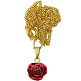 Red Rose Jeweled Trinket Box Austrian Crystals
