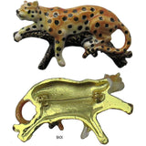 X-Large Cheetah Jeweled Trinket Box Austrian Crystals,