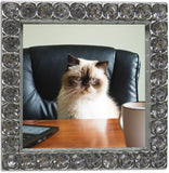 Jeweled Square Picture Frame