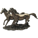 Bronze Sculpture, Sprinting Horses