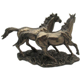 Bronze Sculpture, Sprinting Horses