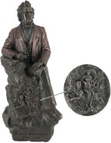 Cold Cast Bronze Sculpture, Schubert