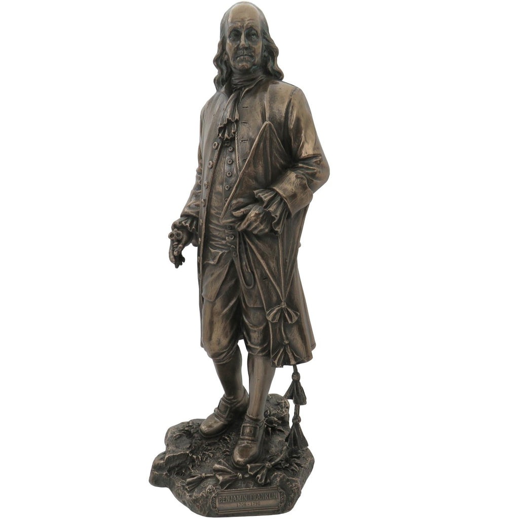 Cold-Cast Bronze Sculpture, Benjamin Franklin