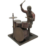Jazz Band Bronze Sculpture, Drummer
