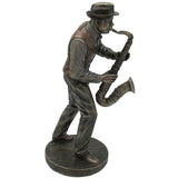 Jazz Band Bronze Sculpture, Saxophone Player