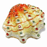 RUCINNI Shell Pearl Jeweled Trinket Box