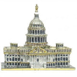 US Capitol Building Jeweled Trinket Box Austrian Crystals