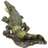 Alligator Trinket Box | Austrian Crystals | CMG Gifts & Collectibles