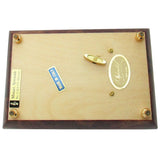 Italian Music Box, ", Matte Elm, Arabesque Wood Inlay