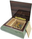 Italian Music Box, ", Light Blue Tulips Inlay