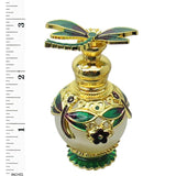 Dragonfly Floral Perfume Bottle, ml, Green