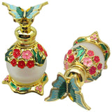 Butterfly Floral Perfume Bottle, ml, Teal