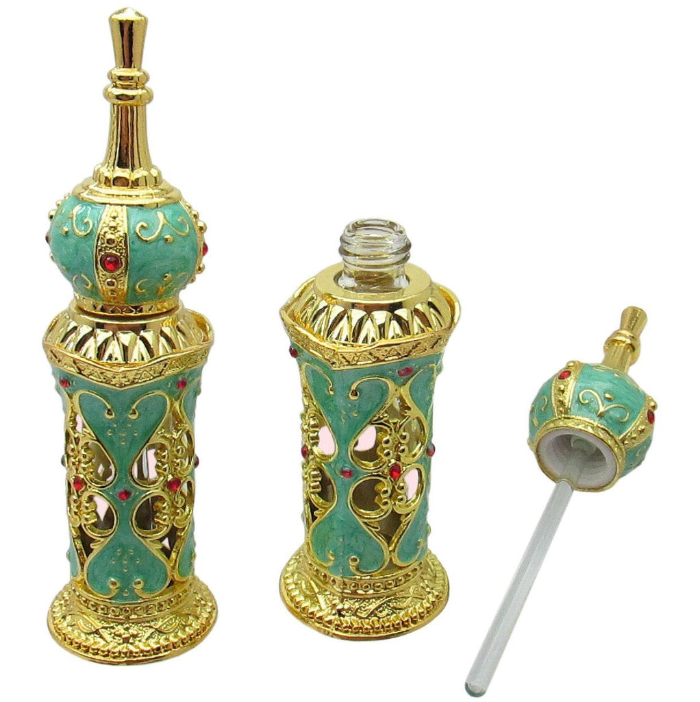 Moroccan Minaret Perfume Bottle, ml, Green