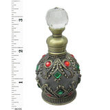 Decorated Perfume Bottle, ml, Antique Brass