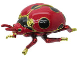 RUCINNI Ladybug Jeweled Trinket Box