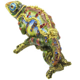 RUCINNI Chameleon Jeweled Trinket Box