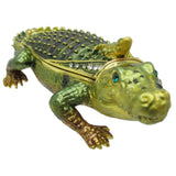 RUCINNI Alligator Baby Jeweled Trinket Box