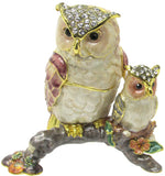RUCINNI Owl Baby Jeweled Trinket Box