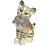 RUCINNI Cat Jeweled Trinket Box,