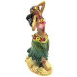 RUCINNI Hula Dancer Jeweled Trinket Box, Green