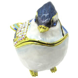 RUCINNI Baby Blue Jay Jeweled Trinket Box
