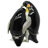 RUCINNI Penguin Couple Jeweled Trinket Box