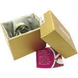 RUCINNI Hatching Turtle Jeweled Trinket Box, Green