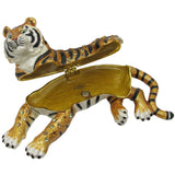 RUCINNI Tiger Jeweled Trinket Box