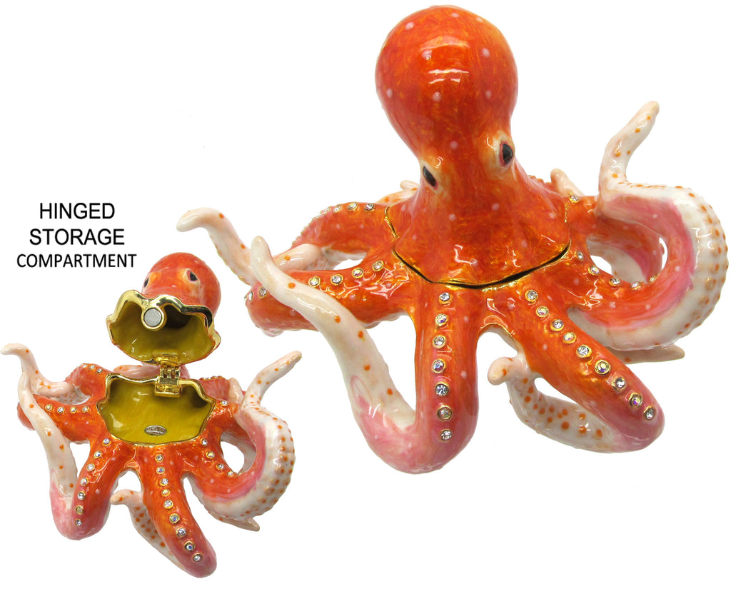 RUCINNI Octopus Jeweled Trinket Box