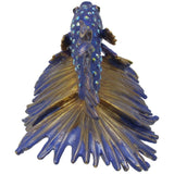 RUCINNI Beta Fish Jeweled Trinket Box, Blue