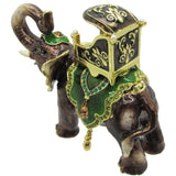 RUCINNI Elephant Jeweled Trinket Box