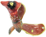 RUCINNI Cardinal Jeweled Trinket Box