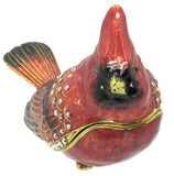 RUCINNI Cardinal Jeweled Trinket Box