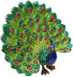 RUCINNI Peacock Jeweled Trinket Box