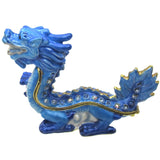RUCINNI Dragon Jeweled Trinket Box, Blue