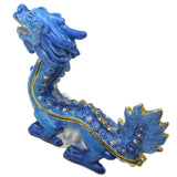 RUCINNI Dragon Jeweled Trinket Box, Blue