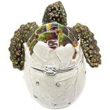 RUCINNI Hatching Sea Turtle Jeweled Trinket Box