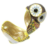 RUCINNI Owl Jeweled Trinket Box